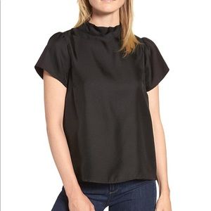 *NWT* J Crew silk bow back top
